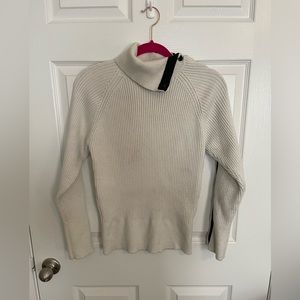 Zara White Knit Sweater